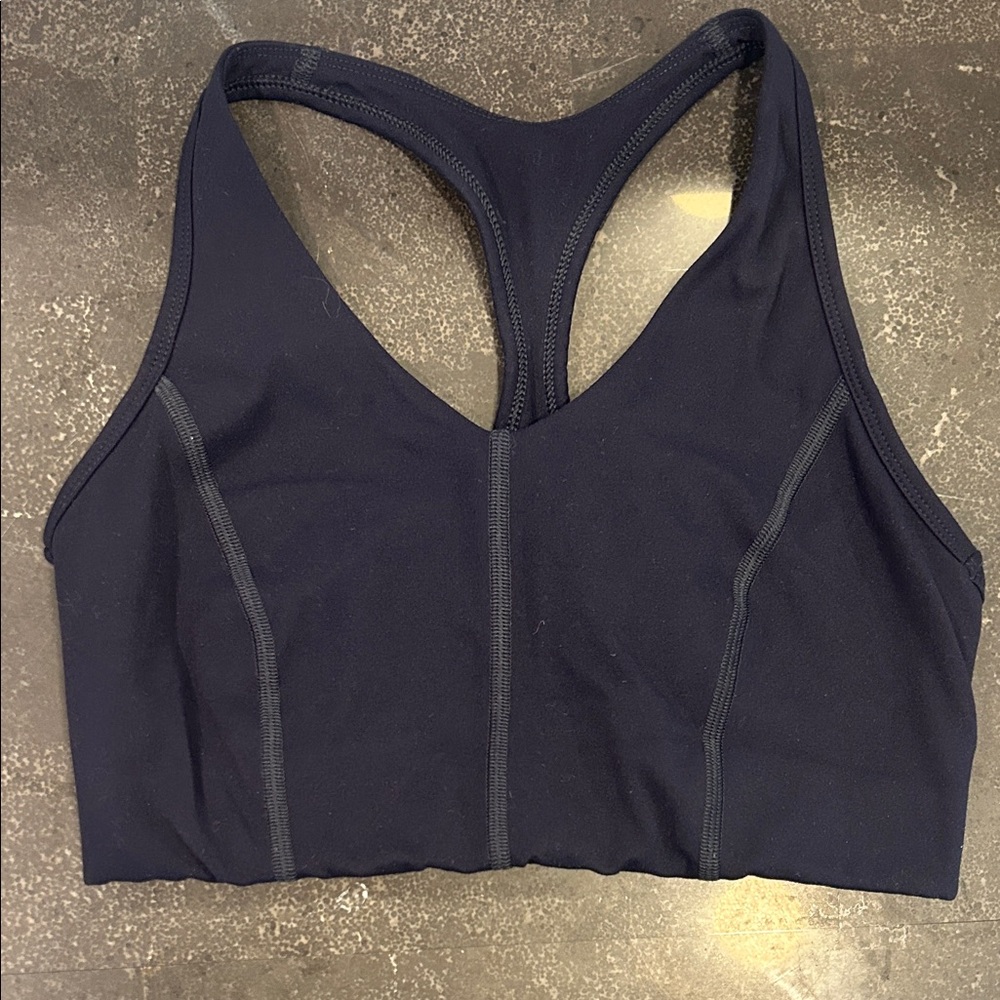 LNDR Femme Fatale sports bra deep navy small